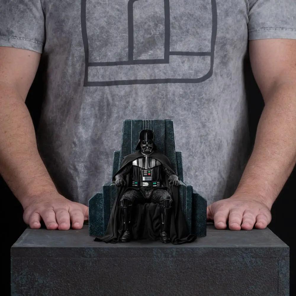 Darth Vader 1/10 Art Scale statue on throne by IRON STUDIOS, Star Wars, 18 cm
