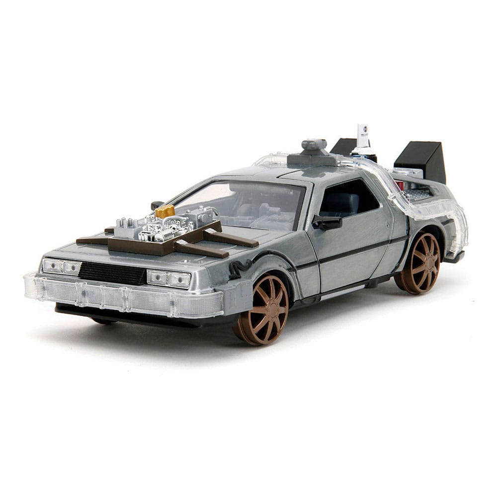 Back to the Future 3 Vehicle 1/24 Time Machine Model 4 DeLorean