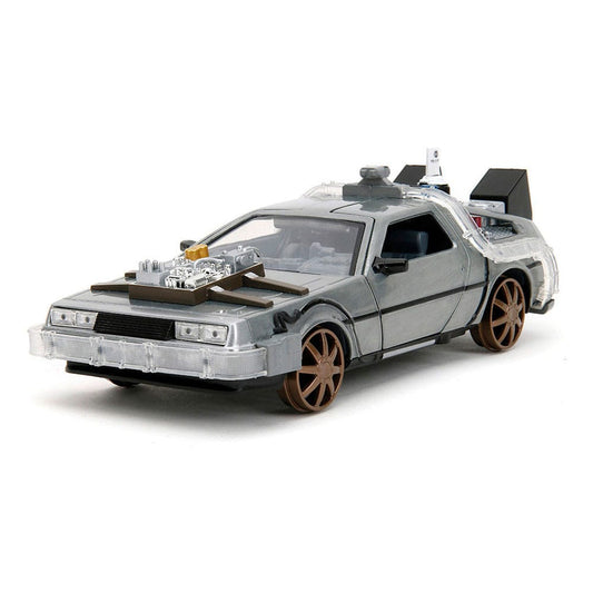 Regreso al Futuro 3 Vehículo 1/24 Time Machine Model 4 DeLorean