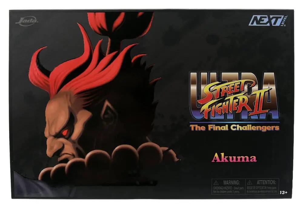 Figura de acción Akuma 1/12, 15 cm, cabello rojo, de Jada Toys, Street Fighter II: The Final Challengers