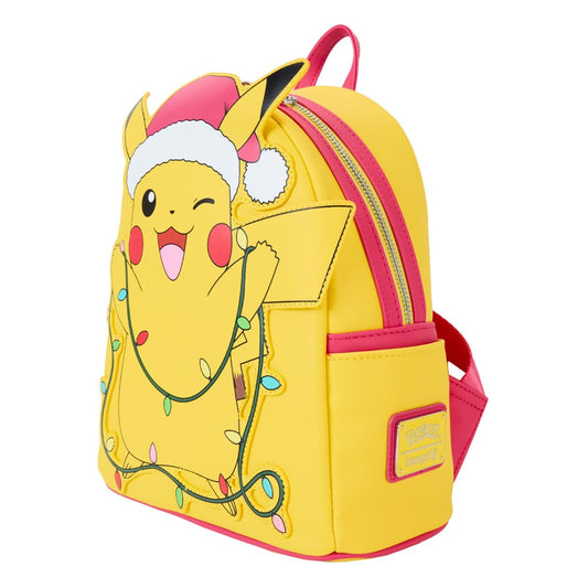 Pokemon by Loungefly Mochila Mini Holiday Pikachu brilla en oscuridad