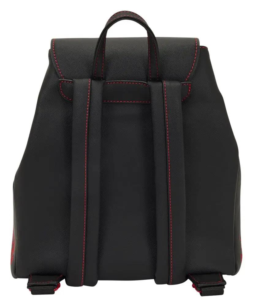 LOUNGEFLY Star Wars mini backpack, black with red contrast stitching