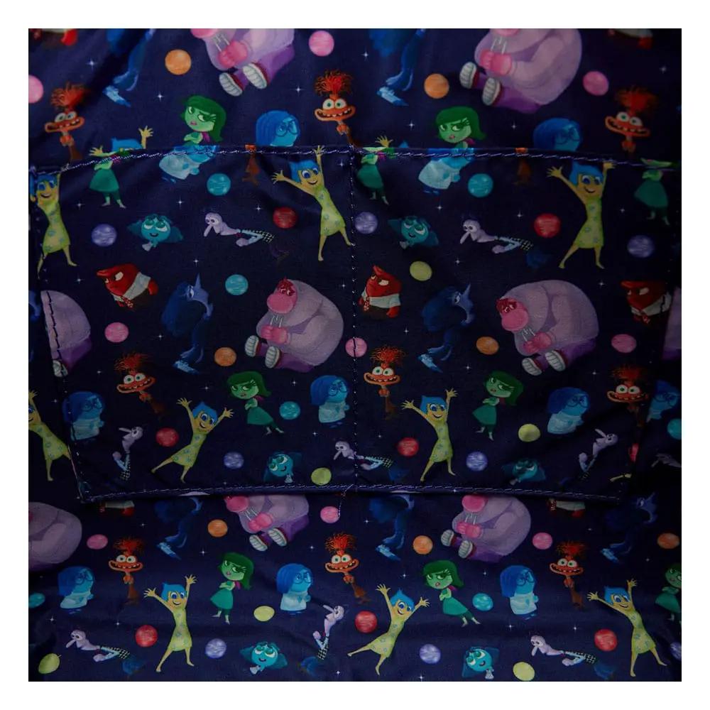 Mochila Loungefly Disney/Pixar Inside Out 2 Anxiety, interior azul marino con estampado de personajes