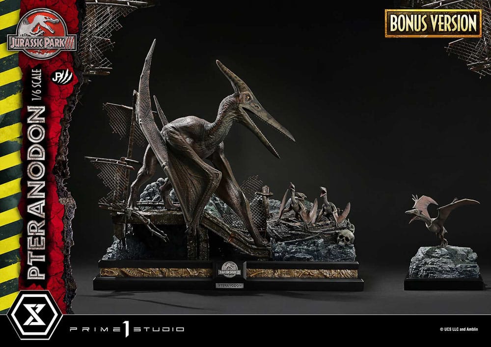 Jurassic Park III Estatua Legacy Museum Collection 1/6 Pteranodon Bonus Version 68 cm