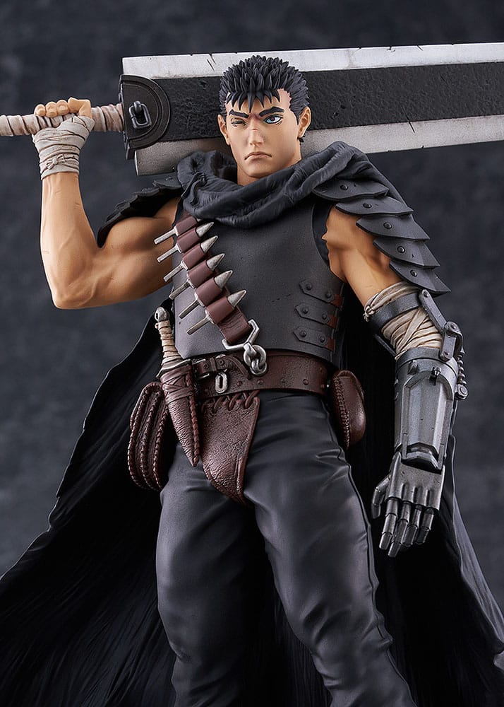 Berserk Estatua PVC Pop Up Parade L Guts (Black Swordsman) 22 cm