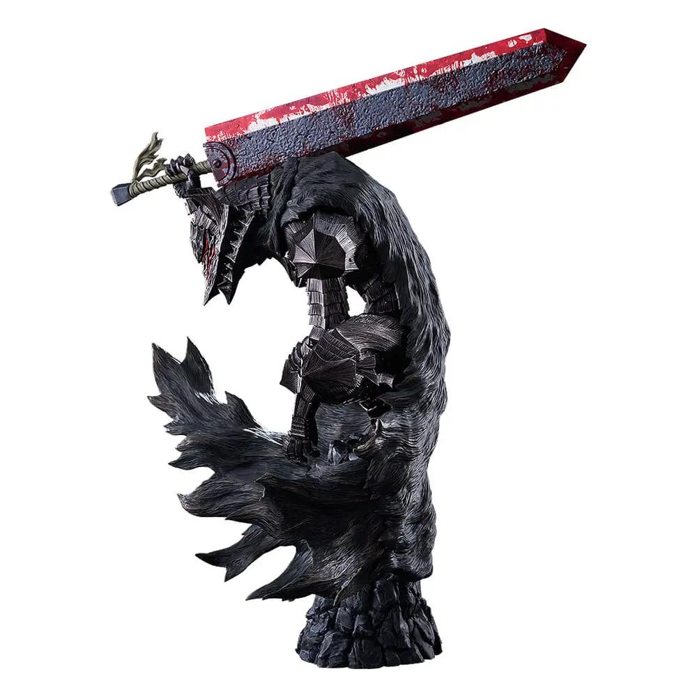 Guts Berserker Armor PVC statue, Pop Up Parade, XL 38 cm, dark armor with red blade.