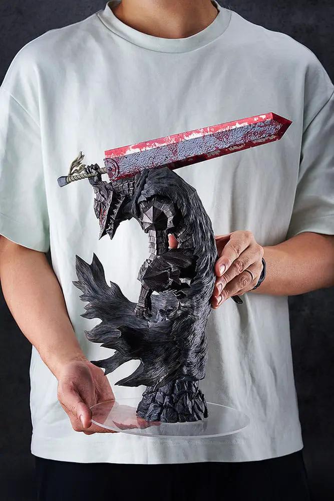 MAX FACTORY Berserk Guts PVC Pop Up Parade statue in Berserker Armor, XL 38 cm, action figure on clear display base