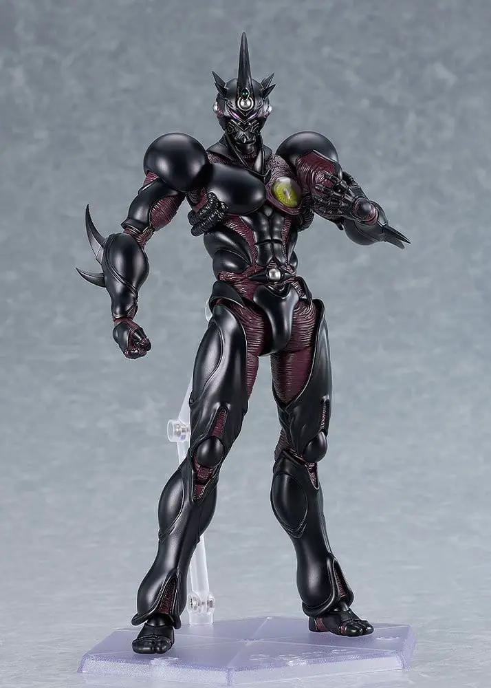 Figura de acción MAX FACTORY Bio Booster Armor Guyver III Ultimate Edition, 18 cm, negro con detalles morados.
