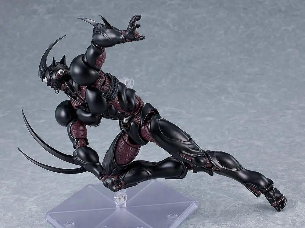 Figura Figma Bio Booster Armor Guyver III Ultimate Edition, MAX FACTORY, 18 cm, armadura negra con púrpura
