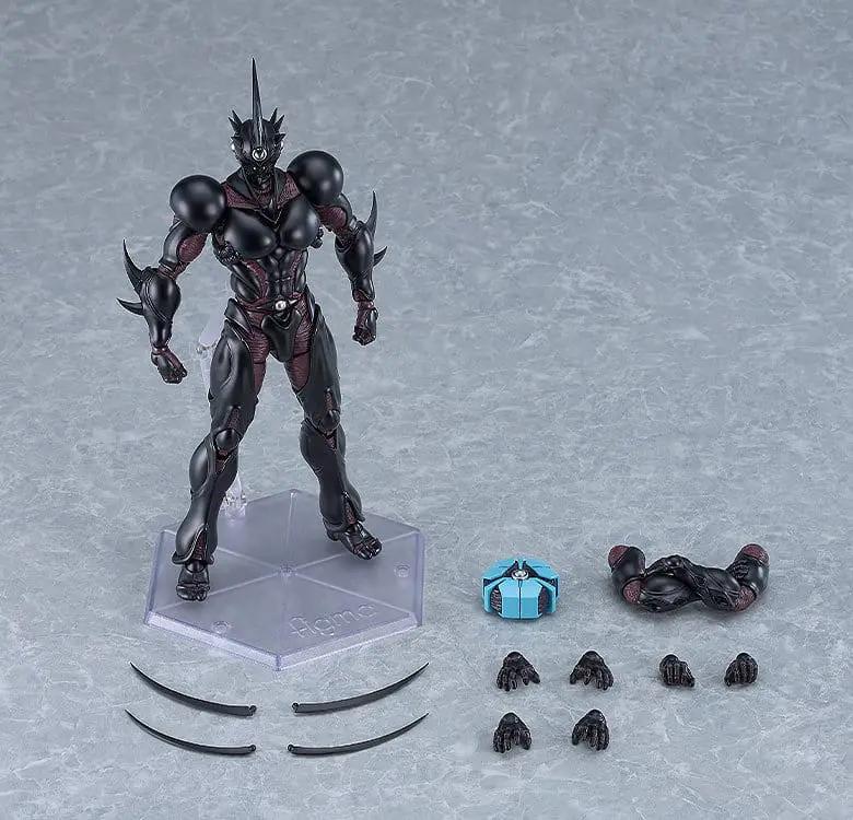 Figura MAX FACTORY Bio Booster Armor Guyver III Ultimate Edition, 18 cm, armadura negra con detalles rojos; base y manos intercambiables