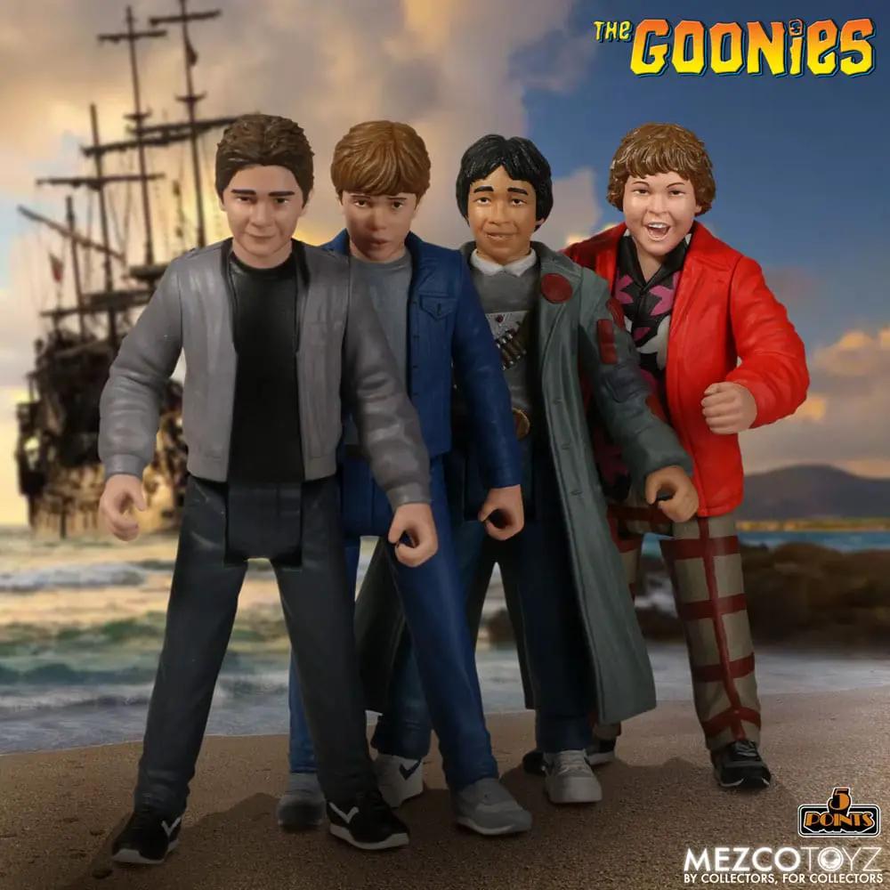 Figuras de acción Los Goonies 5 Points, Mezco Toys, 9 cm, surtidas (4 figuras)