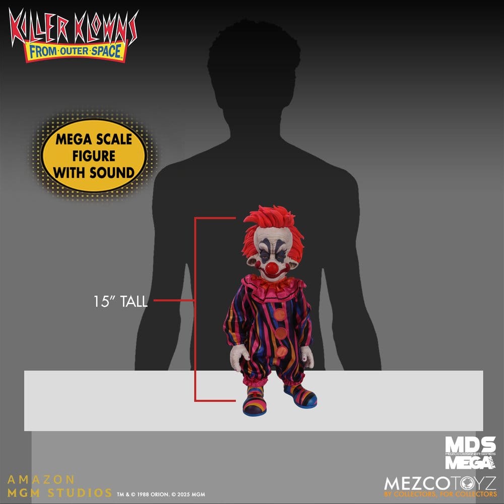 Killer Klowns from Outer Space MDS Mega Scale Rudy 38 cm