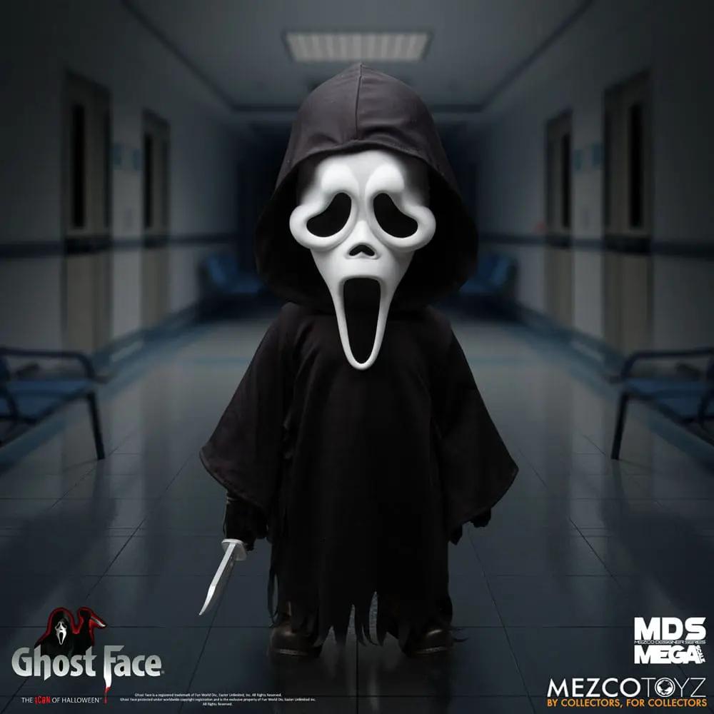 Ghost Face MDS Mega Scale action figure by Mezco Toys, 38 cm, hooded black cloak with white mask