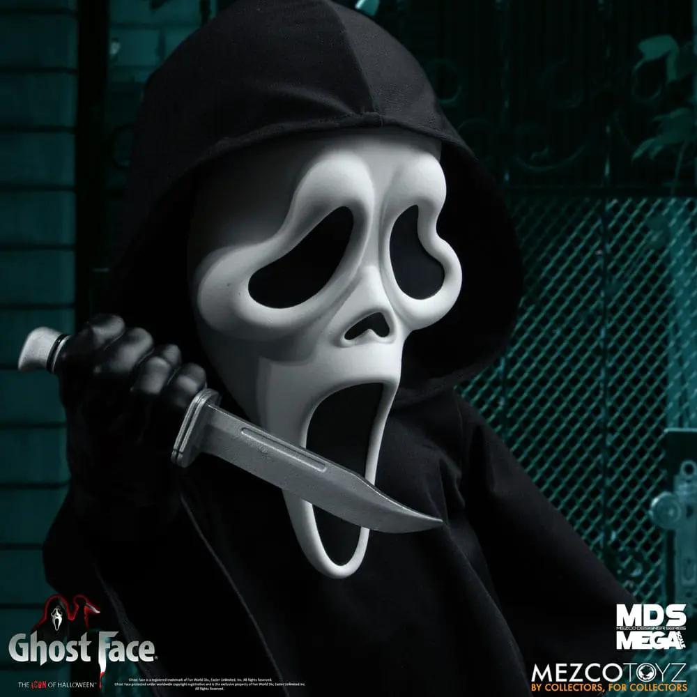 Ghost Face MDS Mega Scale action figure by Mezco Toys, 38 cm, with knife.