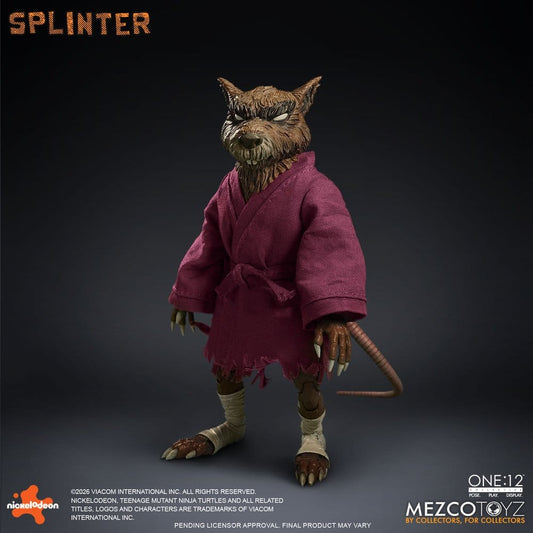 Las Tortugas Ninja One:12 Collective Figura 1/12 Splinter 17 cm
