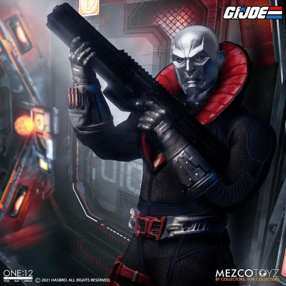 Figura de acción G.I. Joe Destro con luz, 17 cm, de Mezco Toys