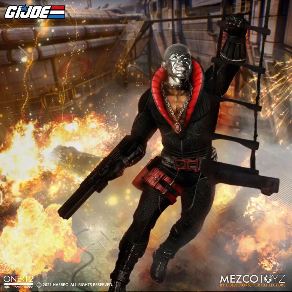 Figura de acción Destro de G.I. Joe, 17 cm, con luz, Mezco Toys