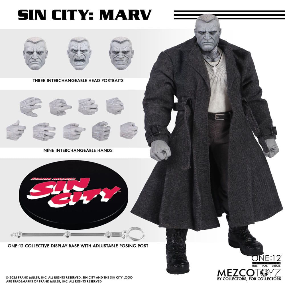 Sin City Figura 1/12 Marv 17 cm