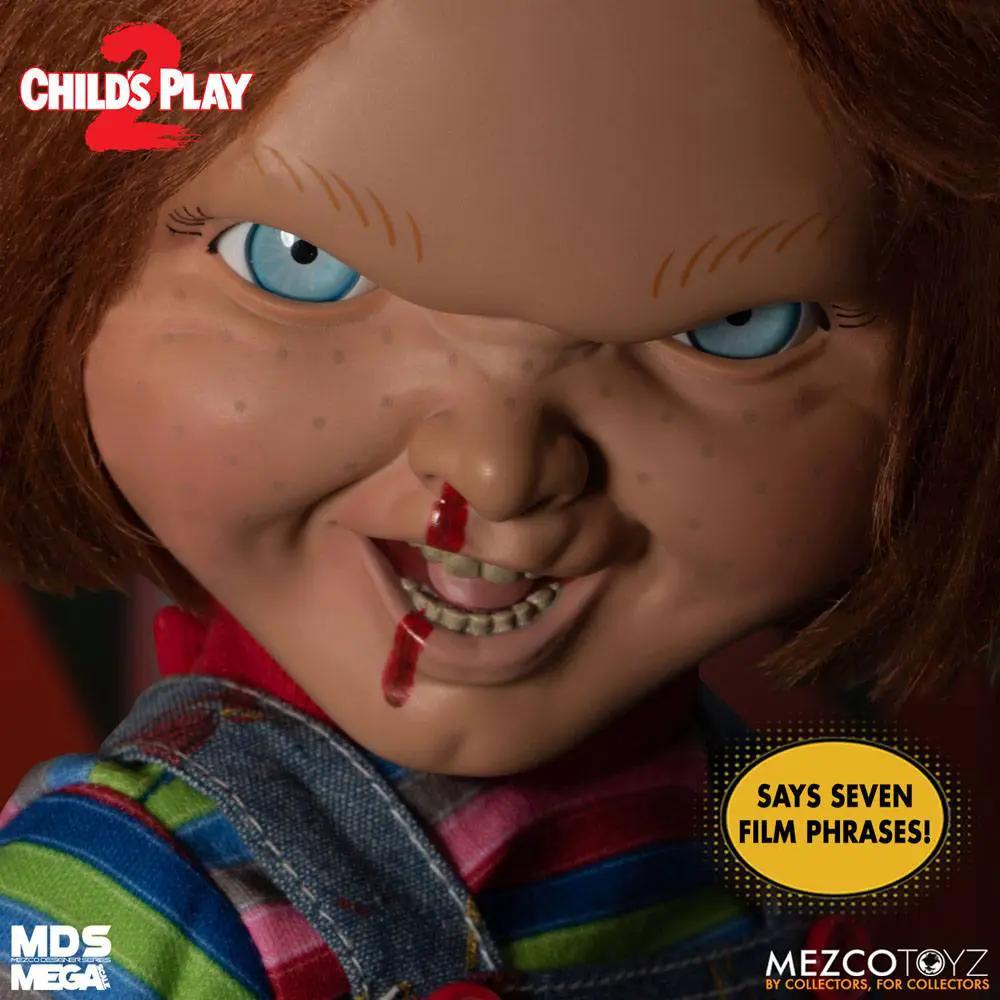 Muñeco Chucky diabólico parlante de diseñador, 38 cm, MEZCO TOYS, figura de acción