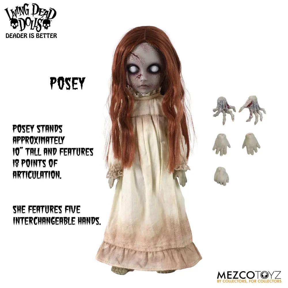 Posey Living Dead Dolls figure by Mezco Toys, 25 cm tall, includes five interchangeable hands