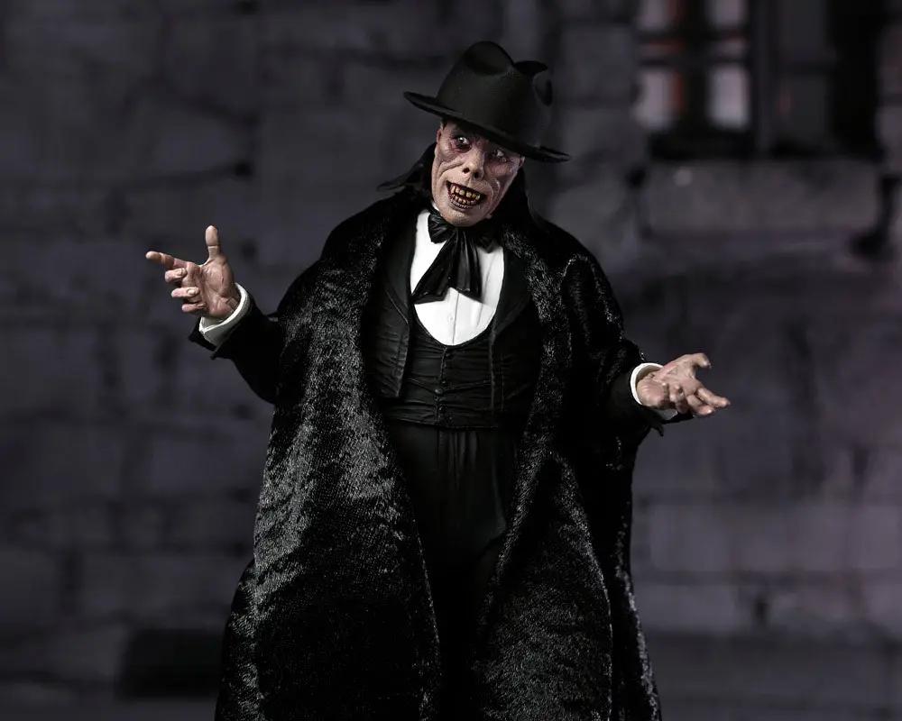 Figura NECA Ultimate The Phantom of the Opera (1925), 18 cm, con capa negra y sombrero