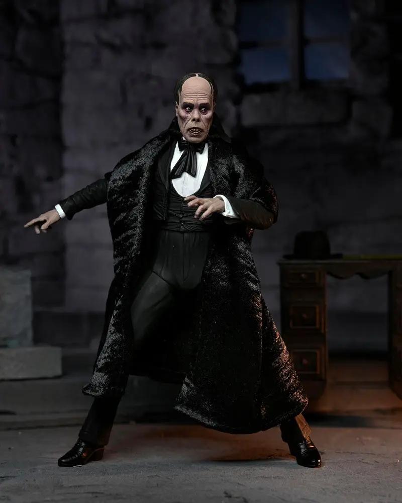 Figura de acción NECA Ultimate The Phantom of the Opera (1925), 18 cm, con capa negra y traje formal