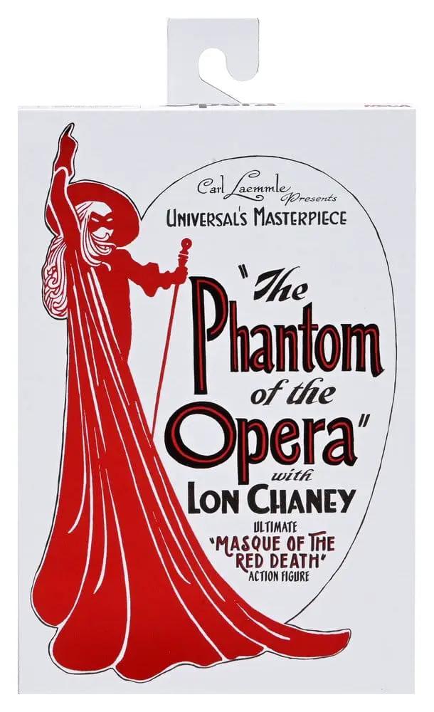 Phantom of the Opera action figure box with red silhouette artwork, 18 cm, NECA