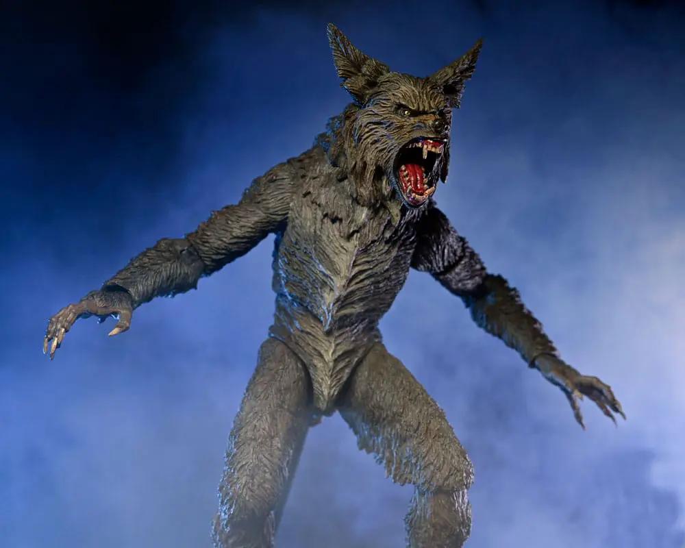 Figura de acción Aullidos Ultimate Werewolf, NECA, 23 cm, pelaje marrón/gris