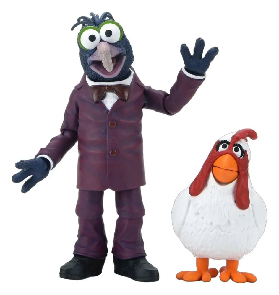 Figuras de acción NECA The Muppets Ultimate Gonzo con Camilla, 18 cm, incluye 2 figuras