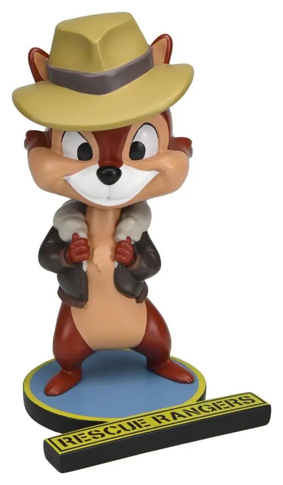 Chip ’n Dale Rescue Rangers Head Knocker Chip, NECA, 17 cm, tan hat and brown jacket on blue base.