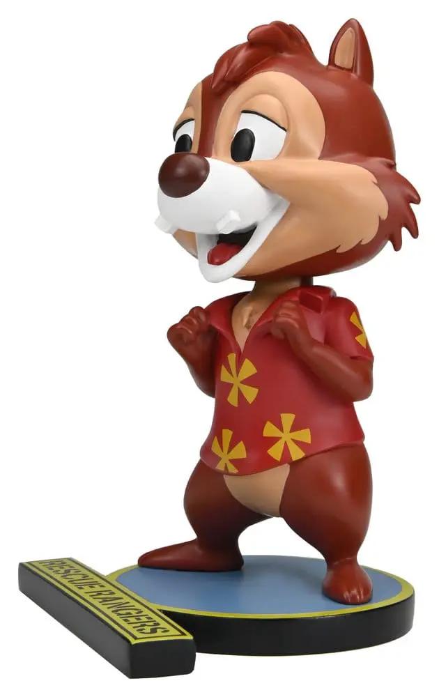 NECA Chip ’n Dale Rescue Rangers Dale head-knocker, figura de 15 cm con camiseta roja y flores amarillas, base con placa