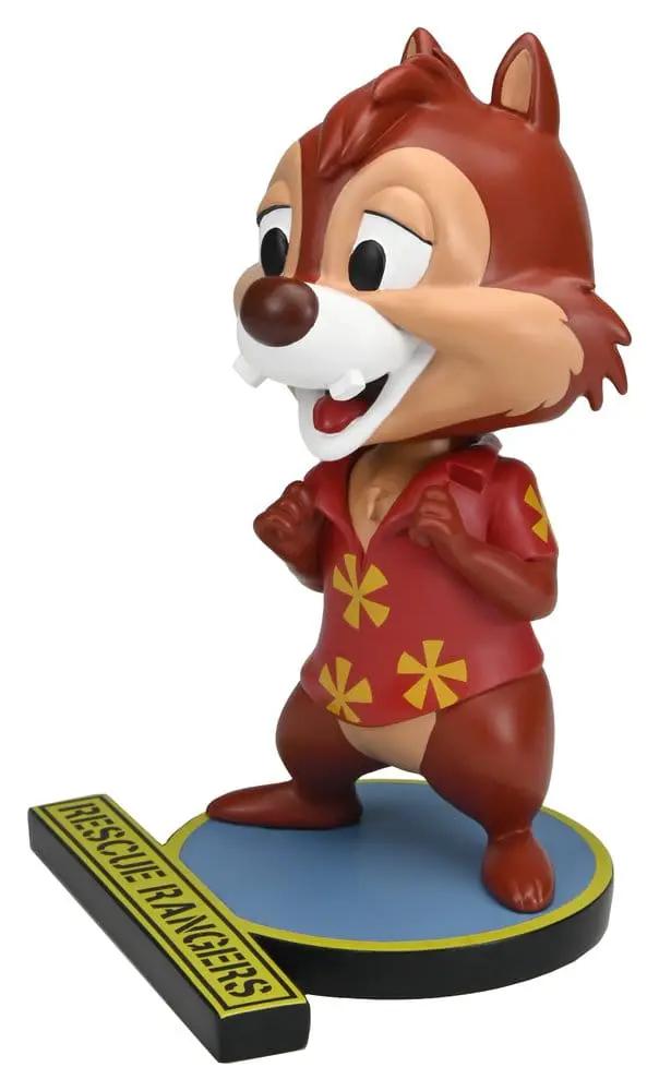 Chip n Dale Rescue Rangers Dale head knocker figure in a red Hawaiian shirt on a blue base by NECA.