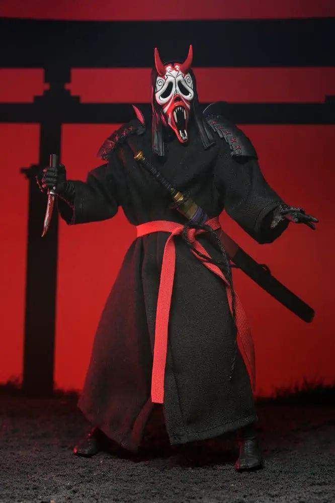 Figura de acción NECA Fortnite Fortnitemares Jason Voorhees, 18 cm, con capa negra, cinturón rojo y cuchillo