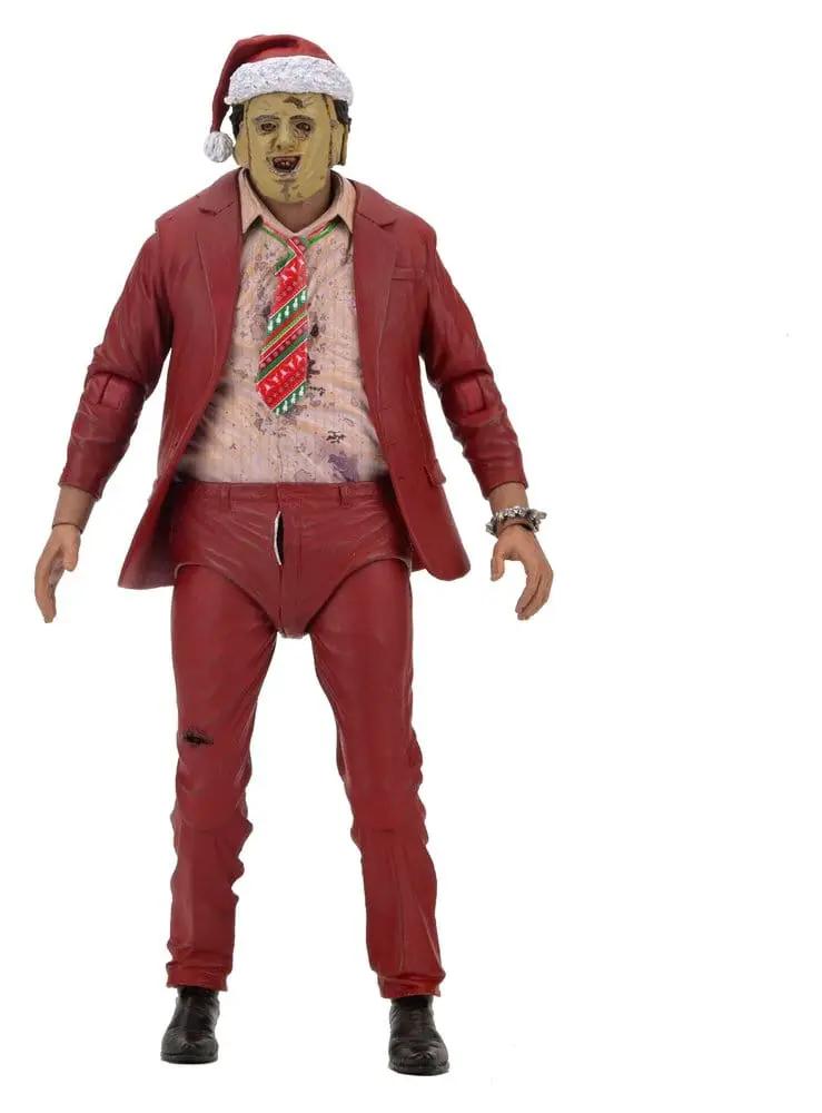 NECA Texas Chainsaw Massacre Ultimate Leatherface action figure, Santa outfit, red suit, 18 cm