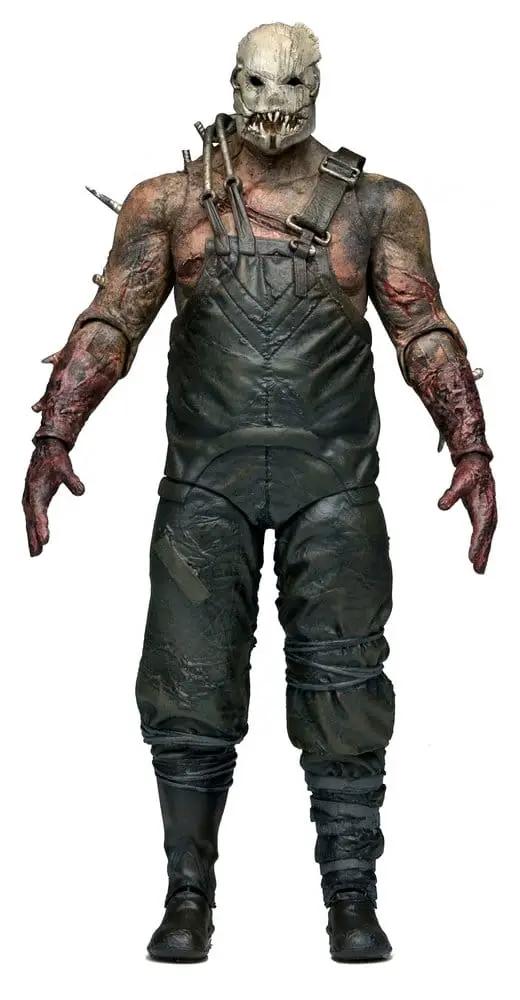 Figura de acción Dead by Daylight Trapper, 18 cm, NECA, mono negro y máscara desgastada.