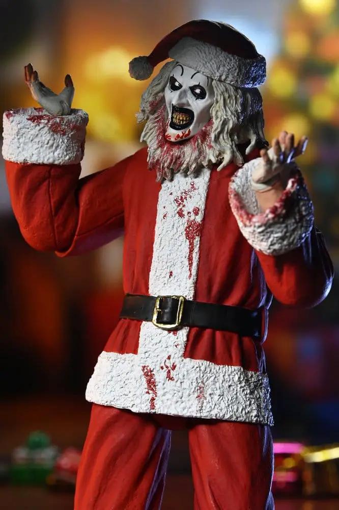 NECA Terrifier 3 Figura Ultimate Santa Suit Art the Clown action figure, bloody Santa outfit, 18 cm