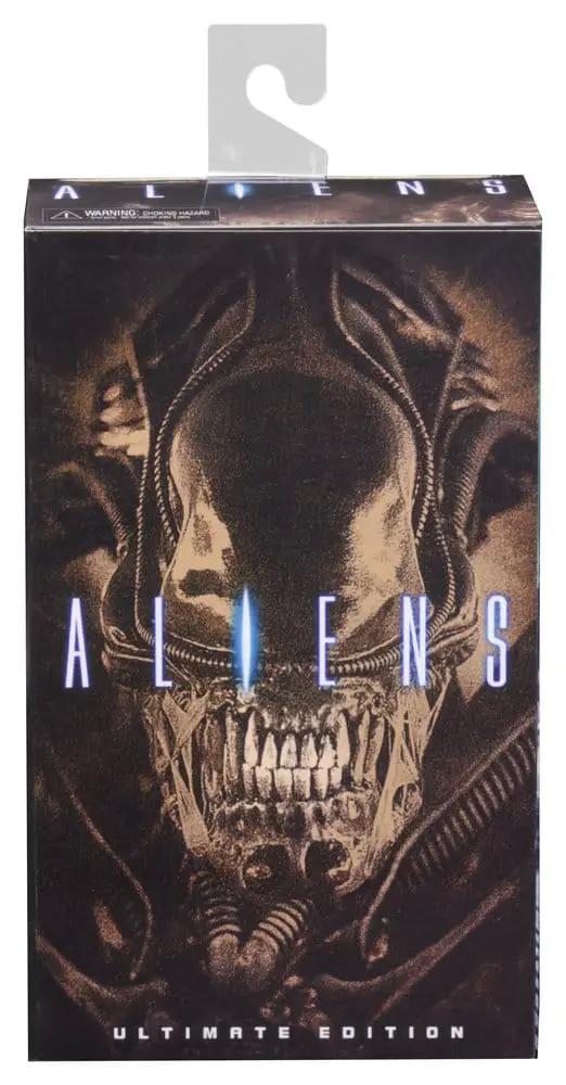 NECA Aliens Ultimate Figura Warrior action figure packaging, brown 23 cm