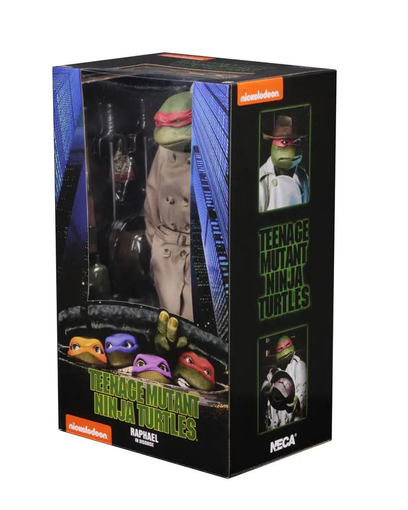 Figura de acción NECA Raphael 1/4 en disfraz beige con antifaz rojo, Tortugas Ninja