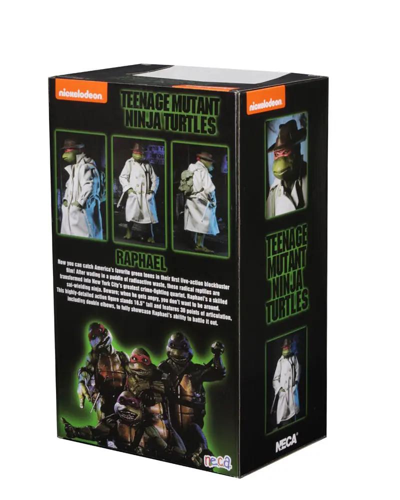 Figura de acción Raphael 1/4 NECA en caja, empaque de Teenage Mutant Ninja Turtles