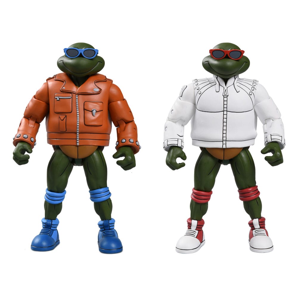 Tortugas Ninja (Cartoon) Figura Punk Leo and Punk Raph 2 Pack 18 cm