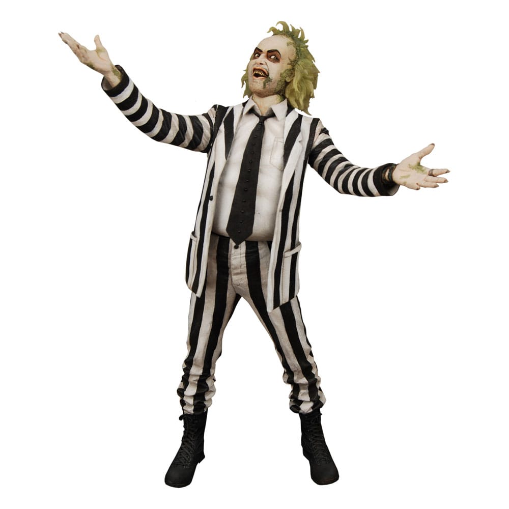 Beetlejuice 1988 Figur 1/4 Gestreifter Anzug Beetlejuice 45 cm