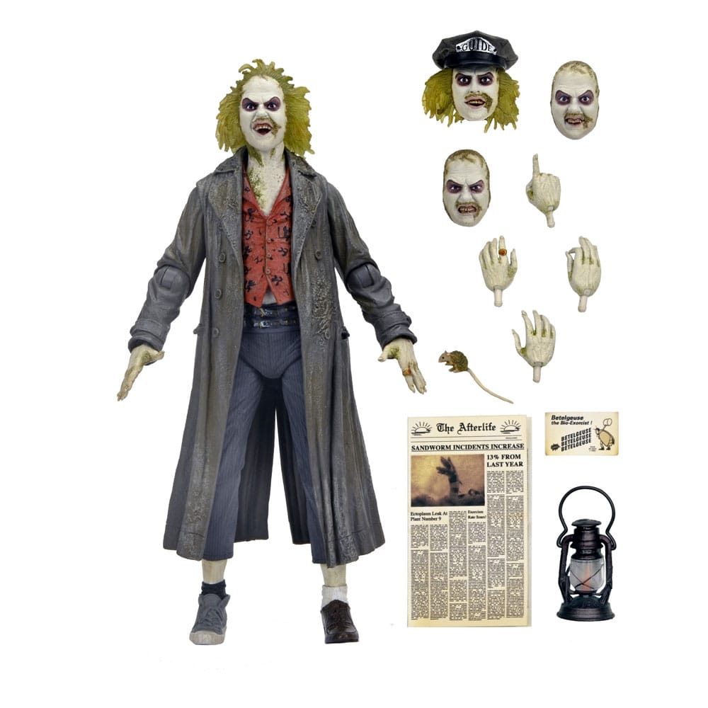 Beetlejuice 1988 Figura Ultimate Beetlejuice: Tour Guide The Bio-Exorcist 18 cm