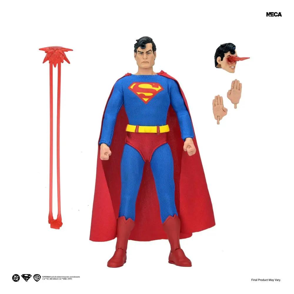NECA DC Comics Clothed Superman 20 cm figura de acción con traje azul y capa roja