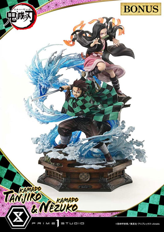 Demon Slayer : Kimetsu no Yaiba Concept Masterline Series Estatua 1/6 Nezuko & Tanjiro Ultimate Bonus Ver. 56 cm