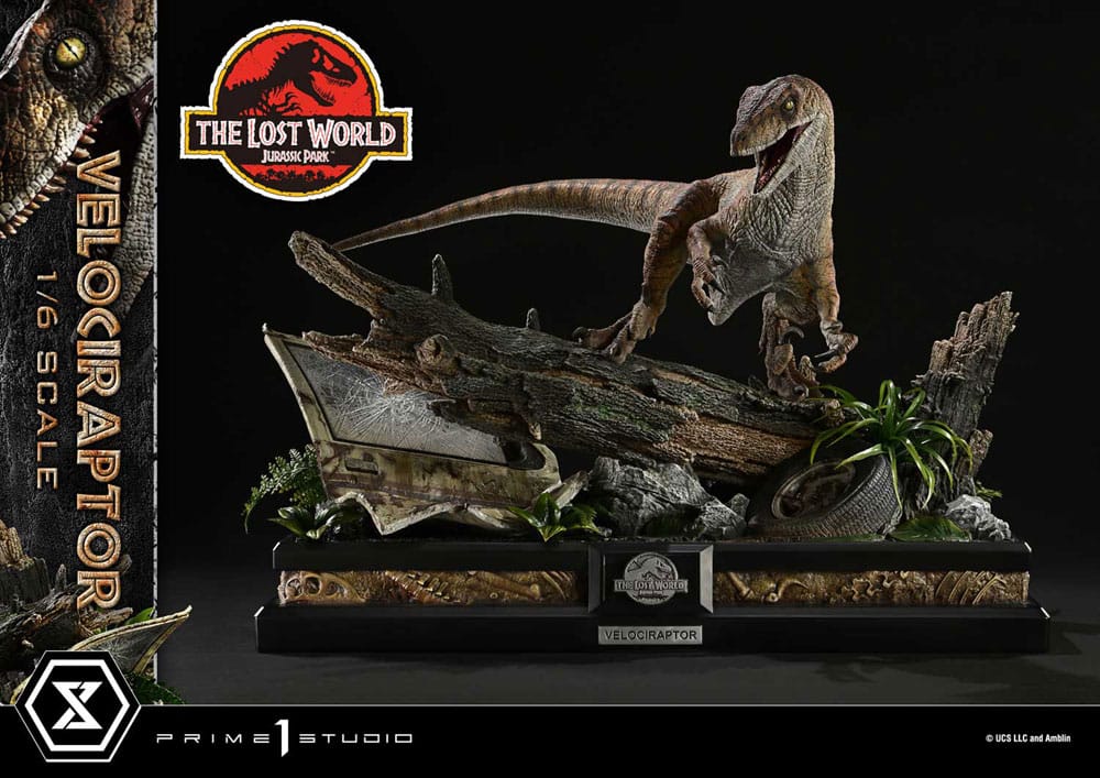 Jurassic Park II Estatua Legacy Museum Collection 1/6 Velociraptor 41 cm