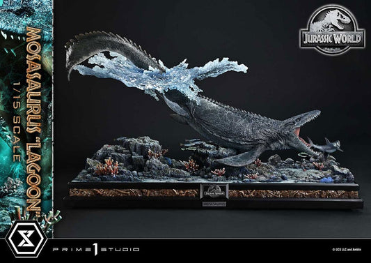 Jurassic World Estatua Legacy Museum Collection 1/15 Mosasaurus "Lagoon" Bonus Version 57 cm