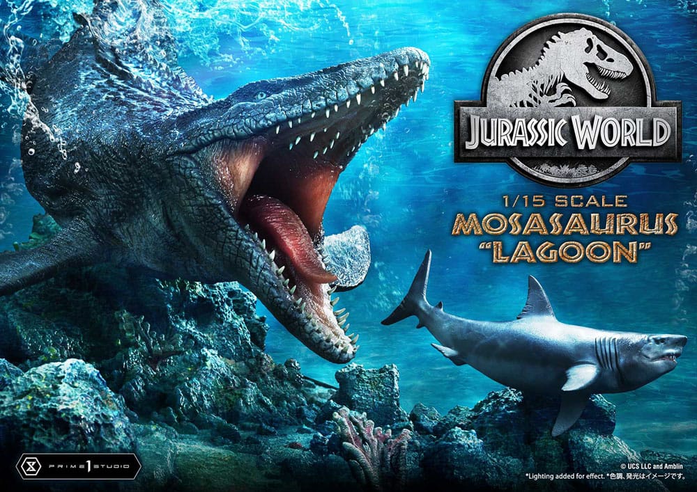 Jurassic World Estatua Legacy Museum Collection 1/15 Mosasaurus "Lagoon" 57 cm