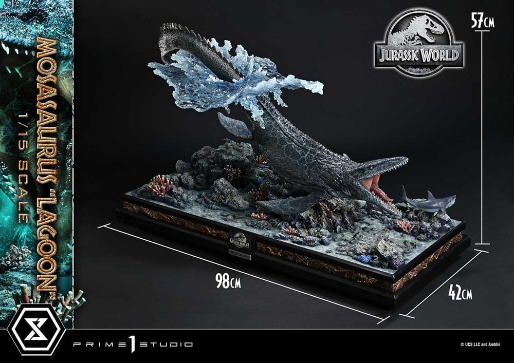Jurassic World Estatua Legacy Museum Collection 1/15 Mosasaurus "Lagoon" 57 cm