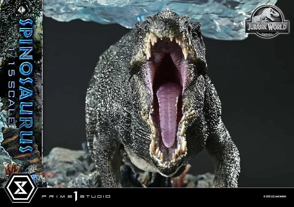 Estatua Spinosaurus de Prime 1 Studio, 1/15 escala, Legacy Museum Collection, 39 cm, dinosaurio rugiendo