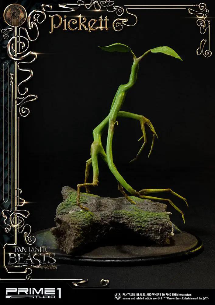 Estatua Animales fantásticos Pickett, 27 cm, verde, base rocosa, PRIME 1 STUDIO